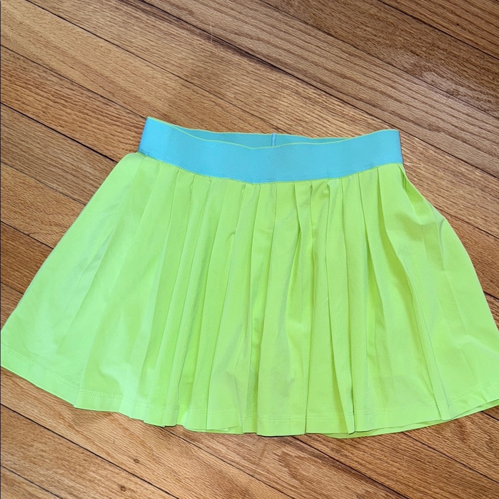 Athleta Girl Pleated Tennis Skirt | Size M (8-10) | Built-In Shorts